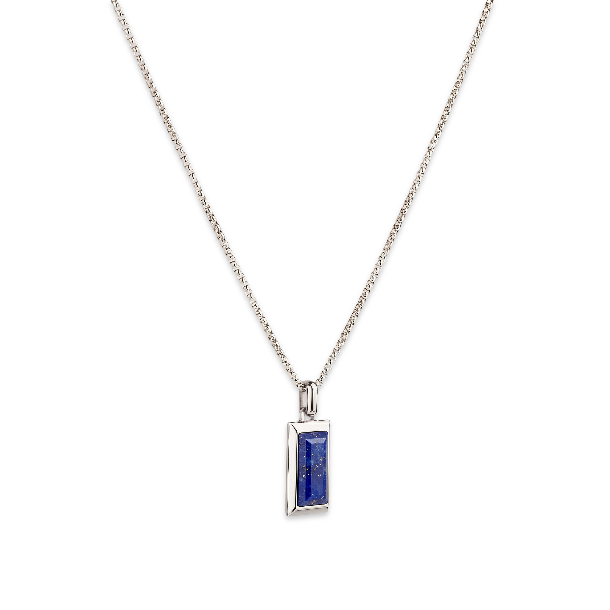 AEGIS C SILVER BLUE KOLYE