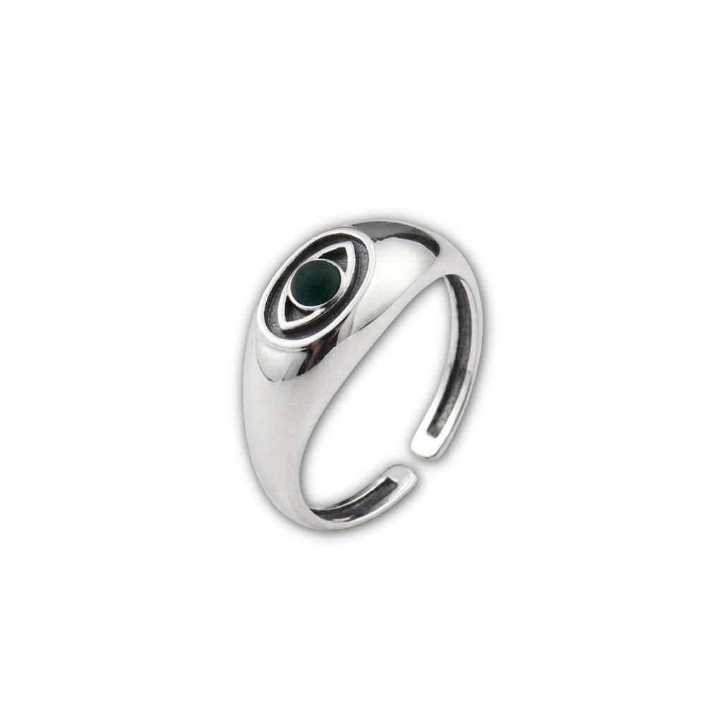 HERA SILVER GREEN ERKEK YÜZÜK