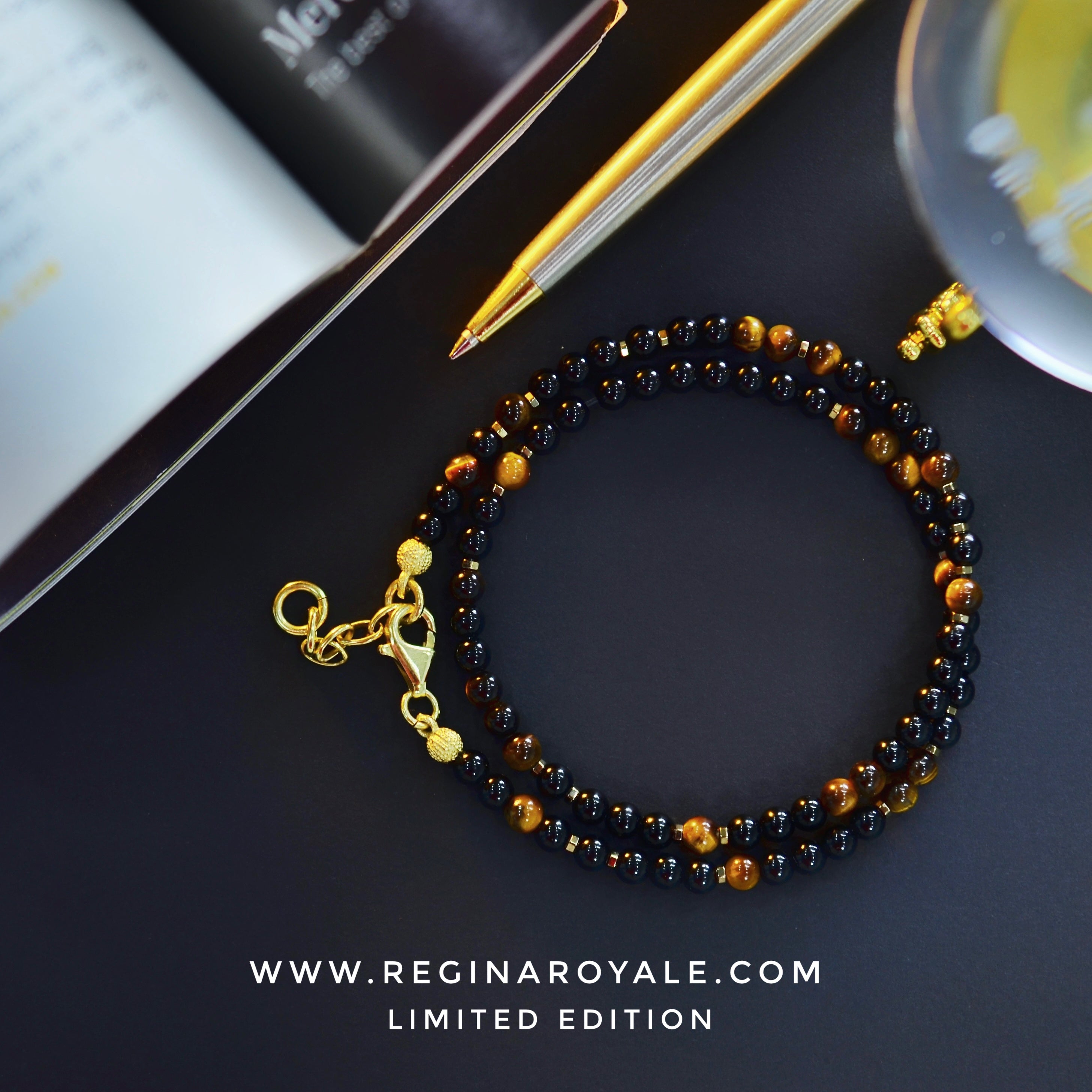 NOCTURNE GOLD BLACK BİLEKLİK