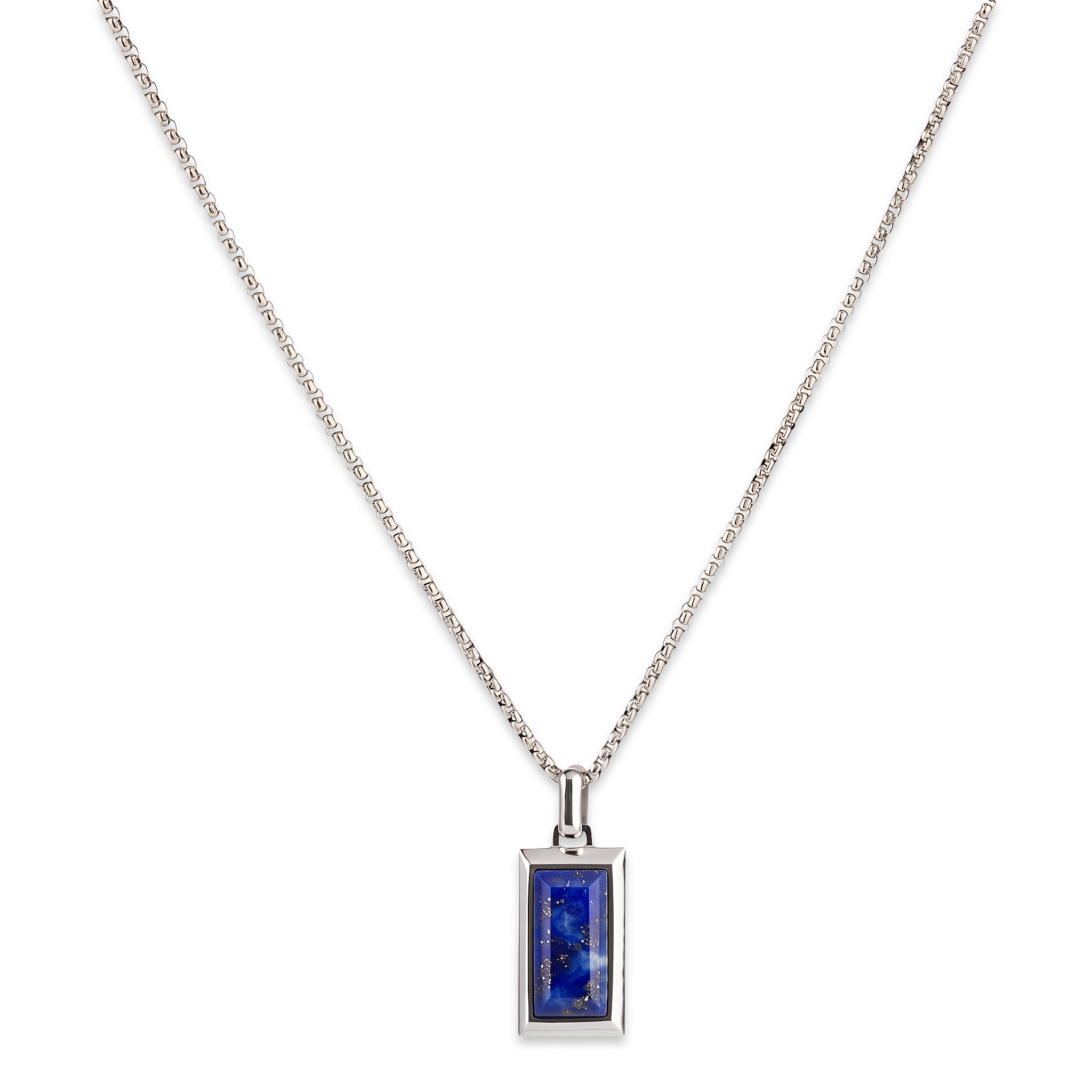 AEGIS C SILVER BLUE KOLYE