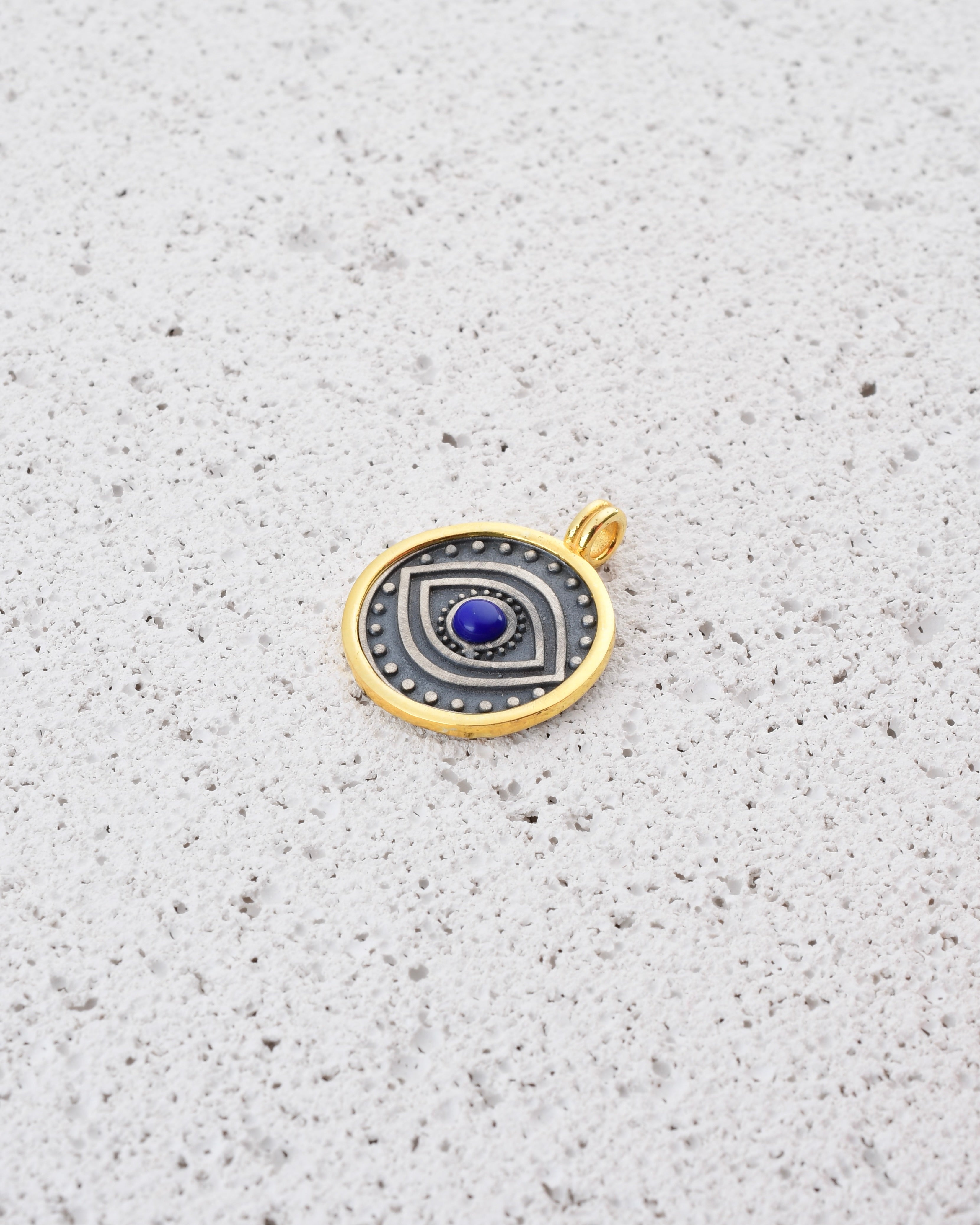 HORUS GOLD BLUE KOLYE UCU