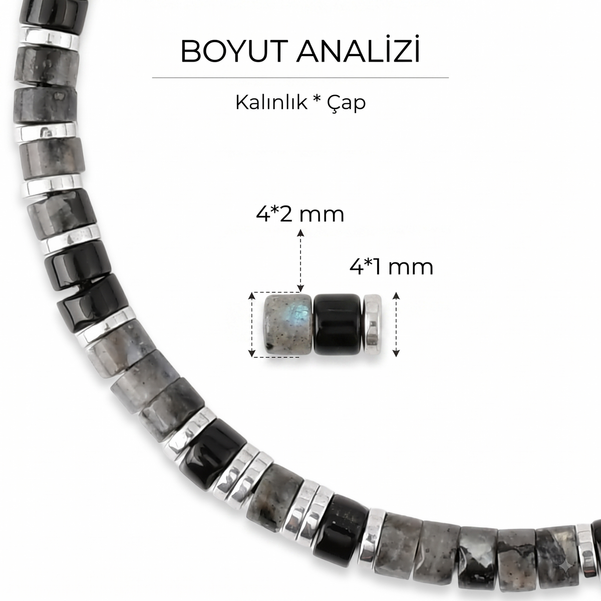 RIVIERA GREY BİLEKLİK