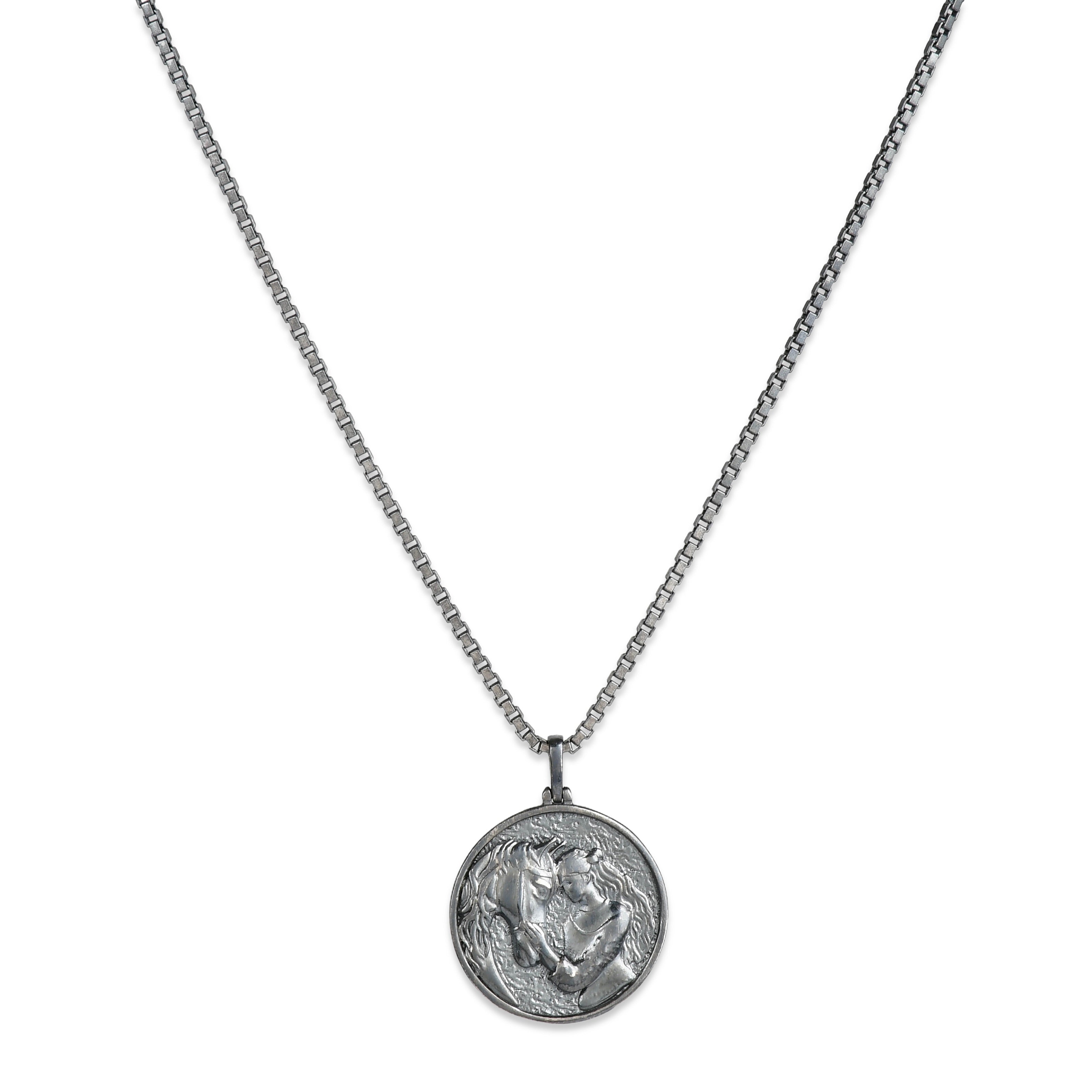 RHIANNON OXIDE SILVER KOLYE
