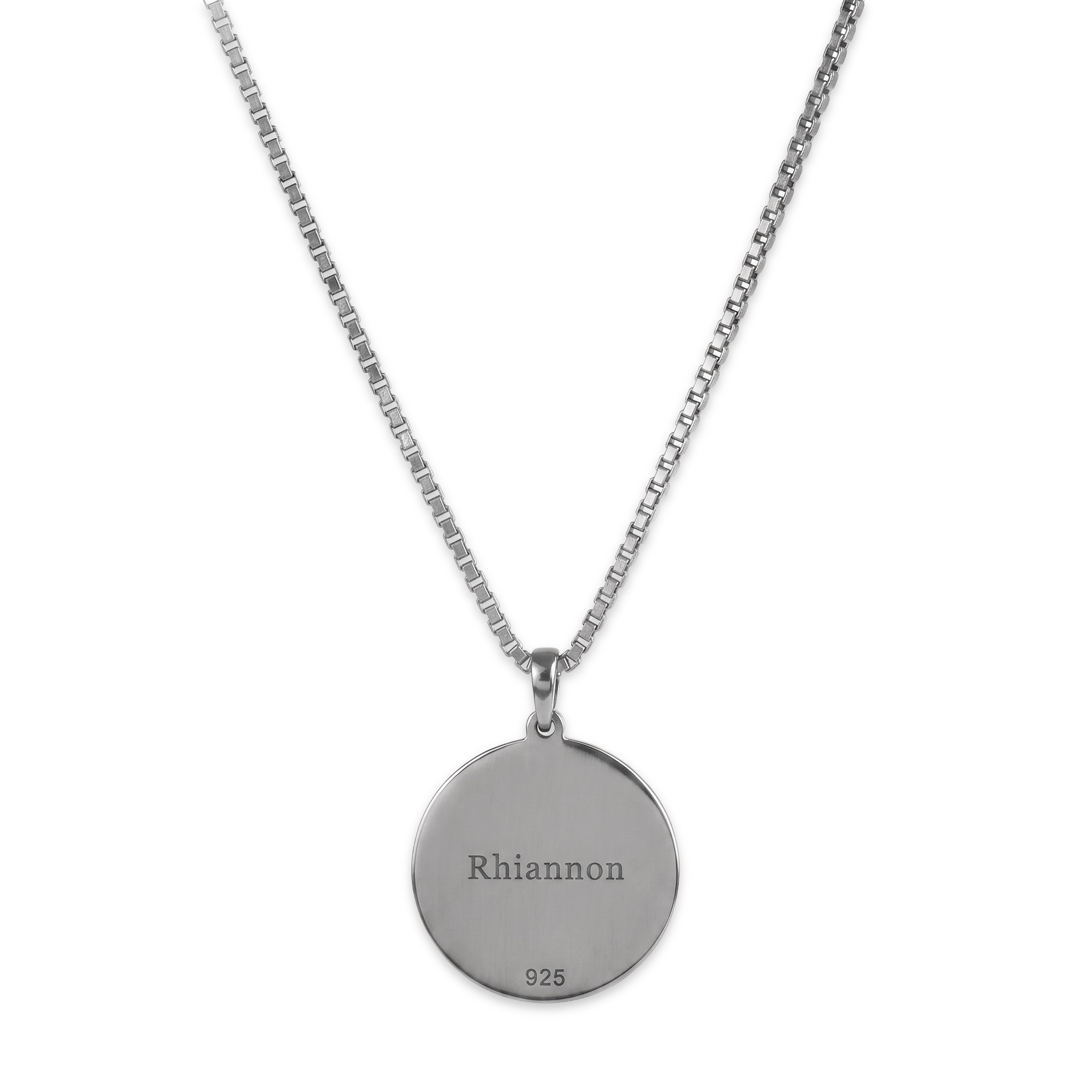 RHIANNON OXIDE SILVER KOLYE
